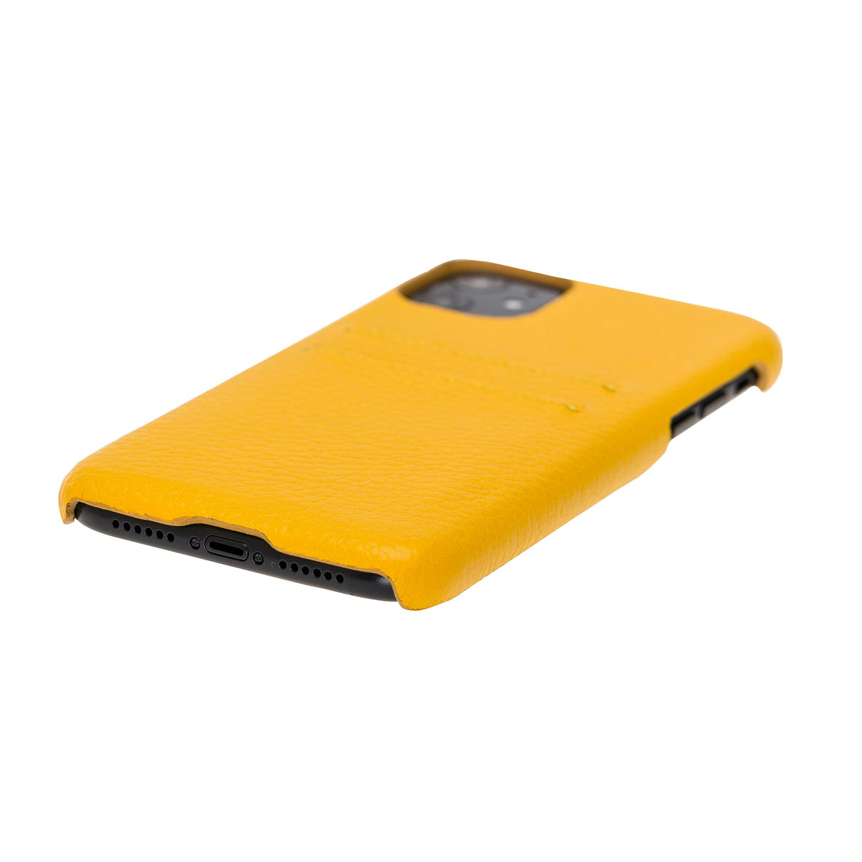 iPhone 11 Snap - on Leather Case with Credit Card Slots by Hardiston - premium iPhone 11 Cases