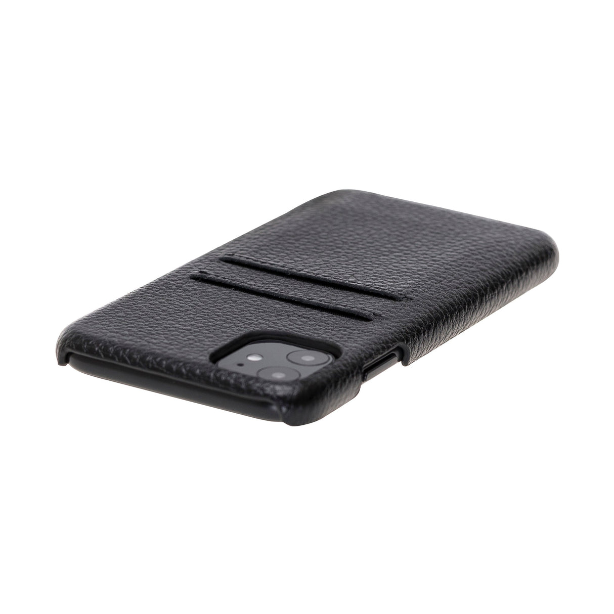 iPhone 11 Snap - on Leather Case with Credit Card Slots by Hardiston - premium iPhone 11 Cases