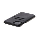 iPhone 11 Snap - on Leather Case with Credit Card Slots by Hardiston - premium iPhone 11 Cases