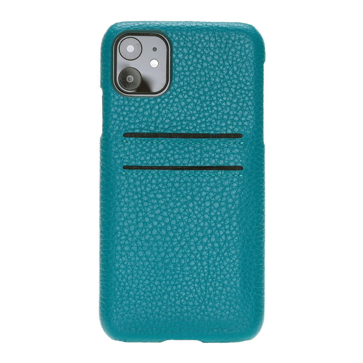 iPhone 11 Snap - on Leather Case with Credit Card Slots by Hardiston - premium iPhone 11 Cases