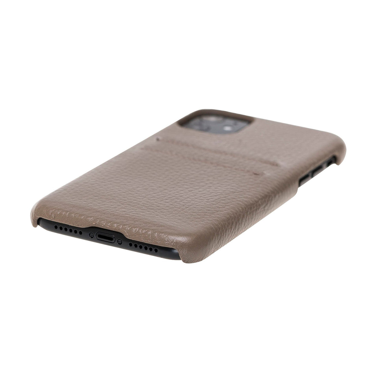iPhone 11 Snap - on Leather Case with Credit Card Slots by Hardiston - premium iPhone 11 Cases