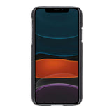 iPhone 11 Snap - on Leather Case with Credit Card Slots by Hardiston - premium iPhone 11 Cases
