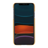 iPhone 11 Snap - on Leather Case with Credit Card Slots by Hardiston - premium iPhone 11 Cases