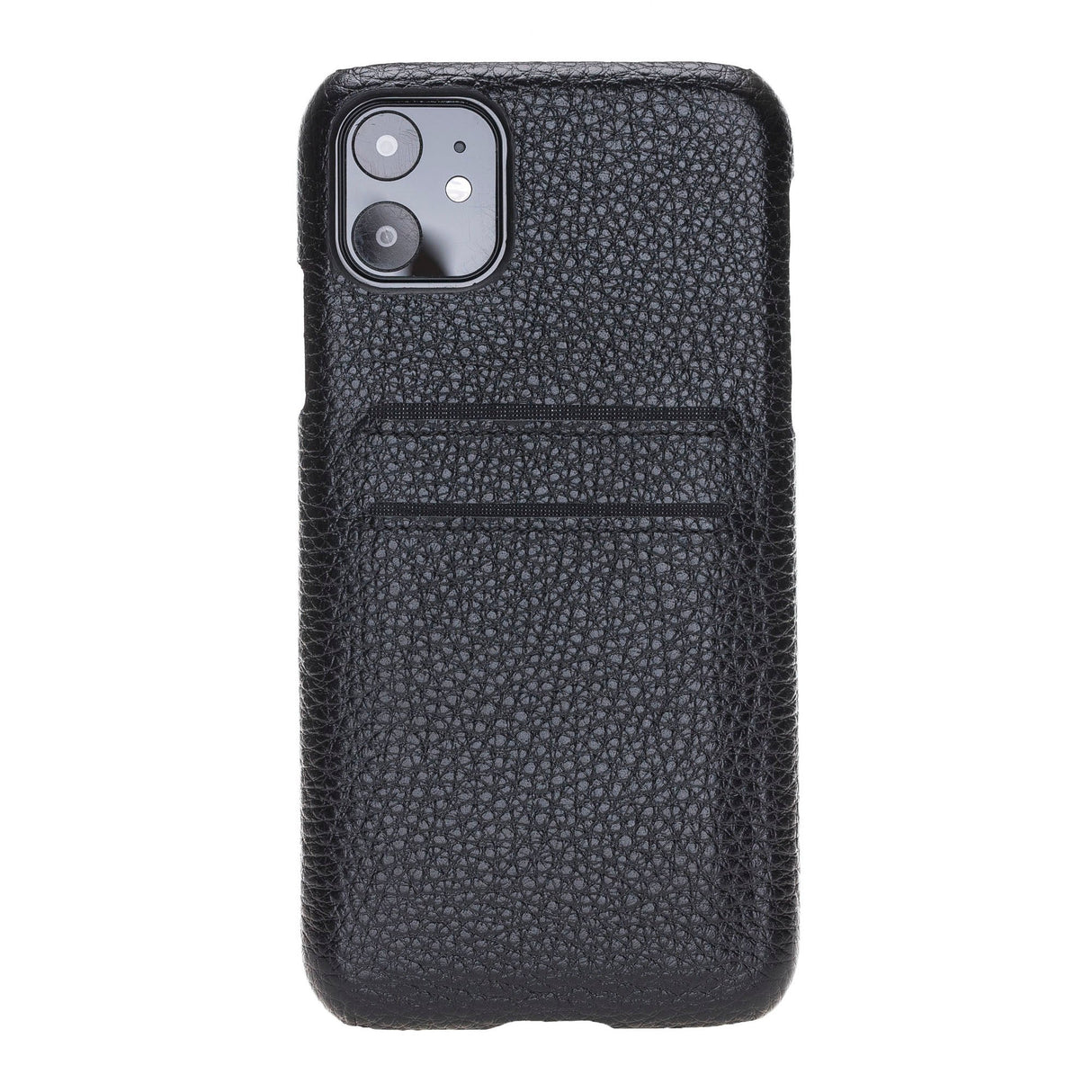 iPhone 11 Snap - on Leather Case with Credit Card Slots by Hardiston - premium iPhone 11 Cases