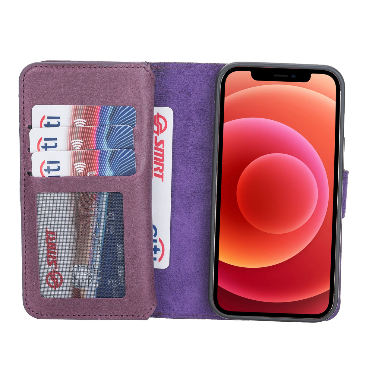 iPhone 12 Leather Dual Fold Phone Wallet Case by Hardiston - premium iPhone 12 Cases