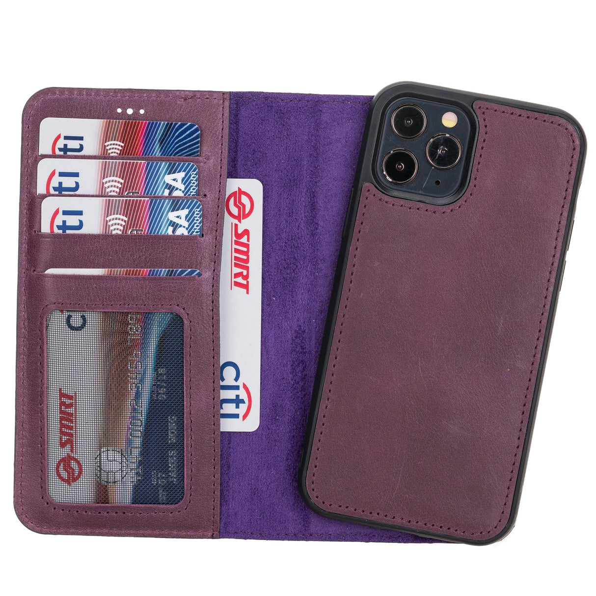 iPhone 12 Leather Wallet Case by Hardiston - premium iPhone 12 Cases
