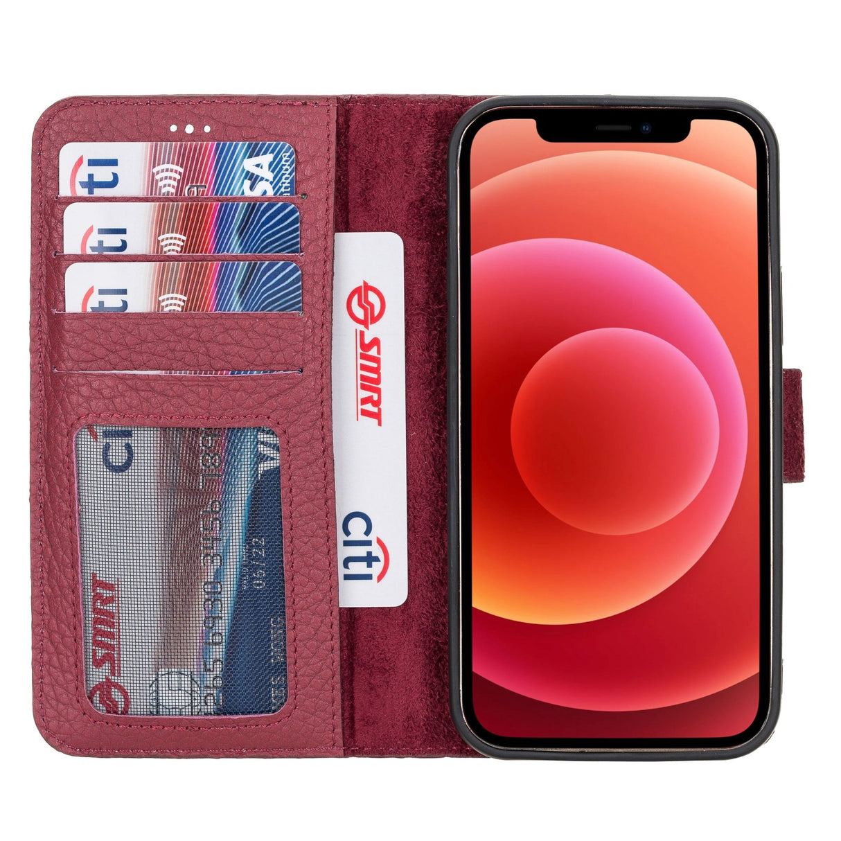 iPhone 12 Leather Wallet Case by Hardiston - premium iPhone 12 Cases