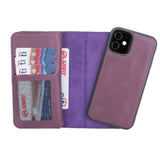 iPhone 12 Mini Leather Dual Wallet Case by Hardiston - premium iPhone 12 Cases