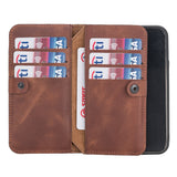 iPhone 12 Mini Leather Dual Wallet Case by Hardiston - premium iPhone 12 Cases