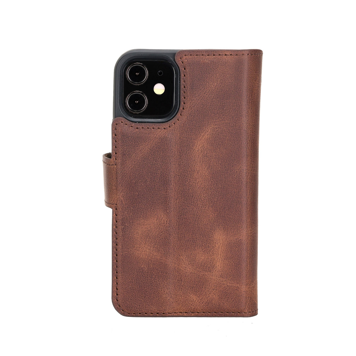 iPhone 12 Mini Leather Dual Wallet Case by Hardiston - premium iPhone 12 Cases