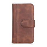 iPhone 12 Mini Leather Dual Wallet Case by Hardiston - premium iPhone 12 Cases