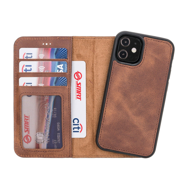 iPhone 12 Mini Leather Wallet Case by Hardiston - premium iPhone 12 Cases
