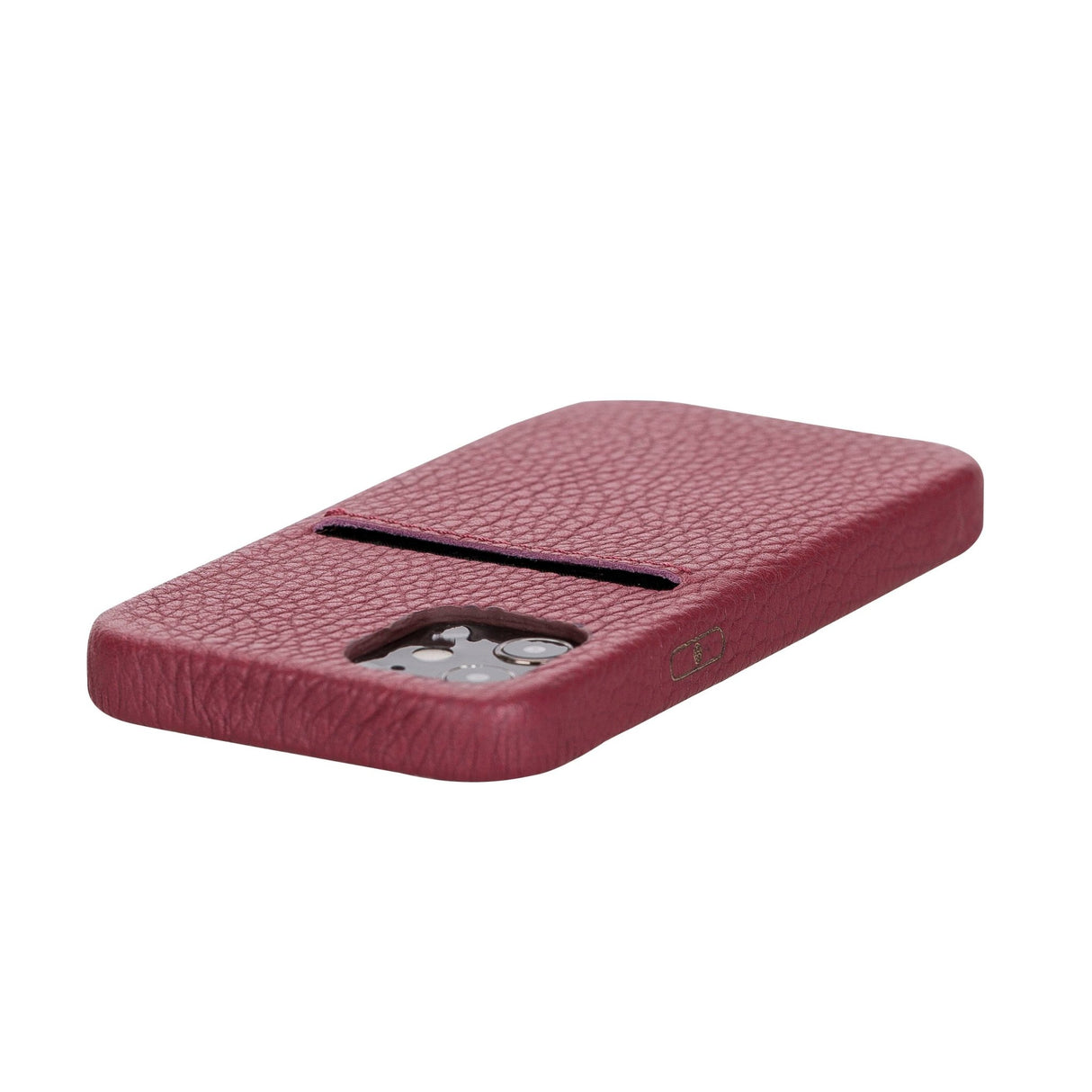 iPhone 12 Mini Snap - on Full Cover Leather Case with Credit Card Slots by Hardiston - premium iPhone 12 Cases