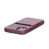iPhone 12 Mini Snap - on Full Cover Leather Case with Credit Card Slots by Hardiston - premium iPhone 12 Cases