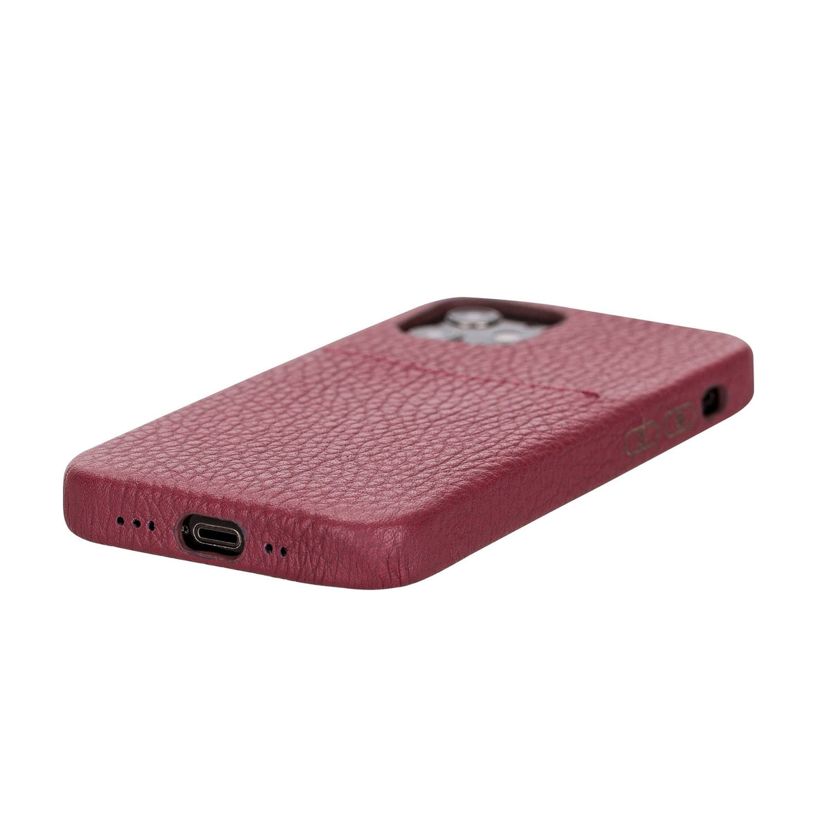 iPhone 12 Mini Snap - on Full Cover Leather Case with Credit Card Slots by Hardiston - premium iPhone 12 Cases