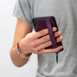 iPhone 12 Mini Snap - on Leather Grip Case by Hardiston - premium iPhone 12 Cases