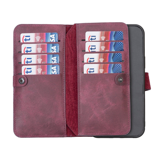 iPhone 12 Pro Dual Fold Leather Wallet Case by Hardiston - premium iPhone 12 Cases