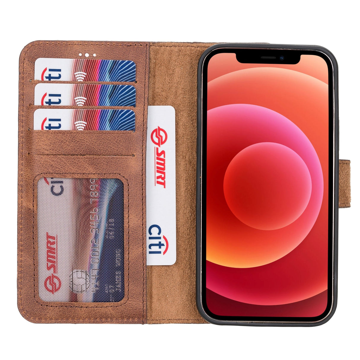 iPhone 12 Pro Leather Wallet Case by Hardiston - premium iPhone 12 Cases