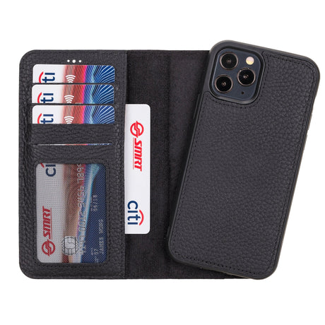 iPhone 12 Pro Leather Wallet Case by Hardiston - premium iPhone 12 Cases