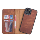 iPhone 12 Pro Max Leather Dual Wallet Case by Hardiston - premium iPhone 12 Cases