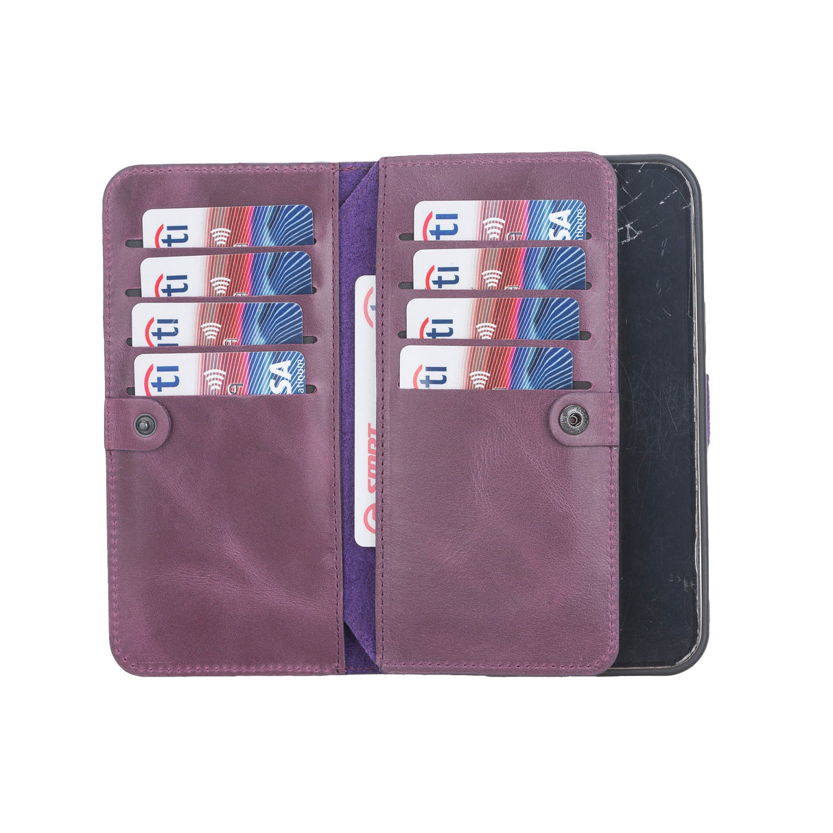 iPhone 12 Pro Max Leather Dual Wallet Case by Hardiston - premium iPhone 12 Cases