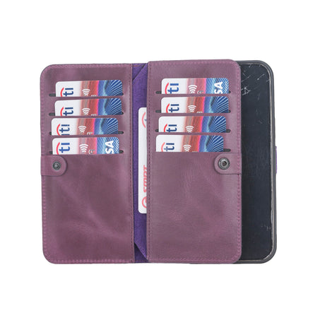iPhone 12 Pro Max Leather Dual Wallet Case by Hardiston - premium iPhone 12 Cases