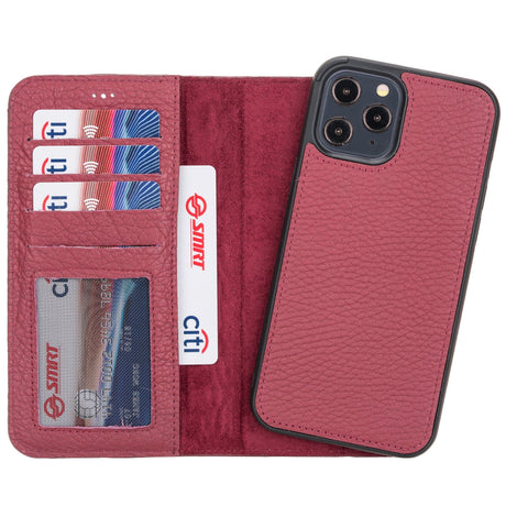 iPhone 12 Pro Max Leather Wallet Case by Hardiston - premium iPhone 12 Cases