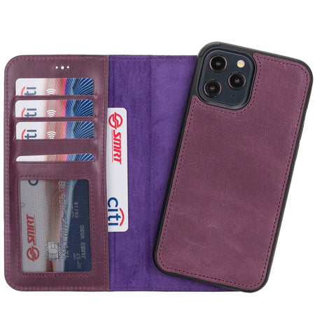 iPhone 12 Pro Max Leather Wallet Case by Hardiston - premium iPhone 12 Cases