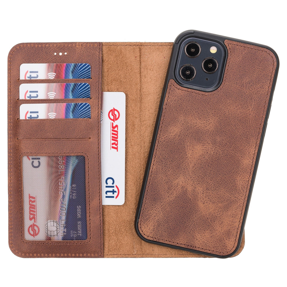 iPhone 12 Pro Max Leather Wallet Case by Hardiston - premium mws_apo_generated