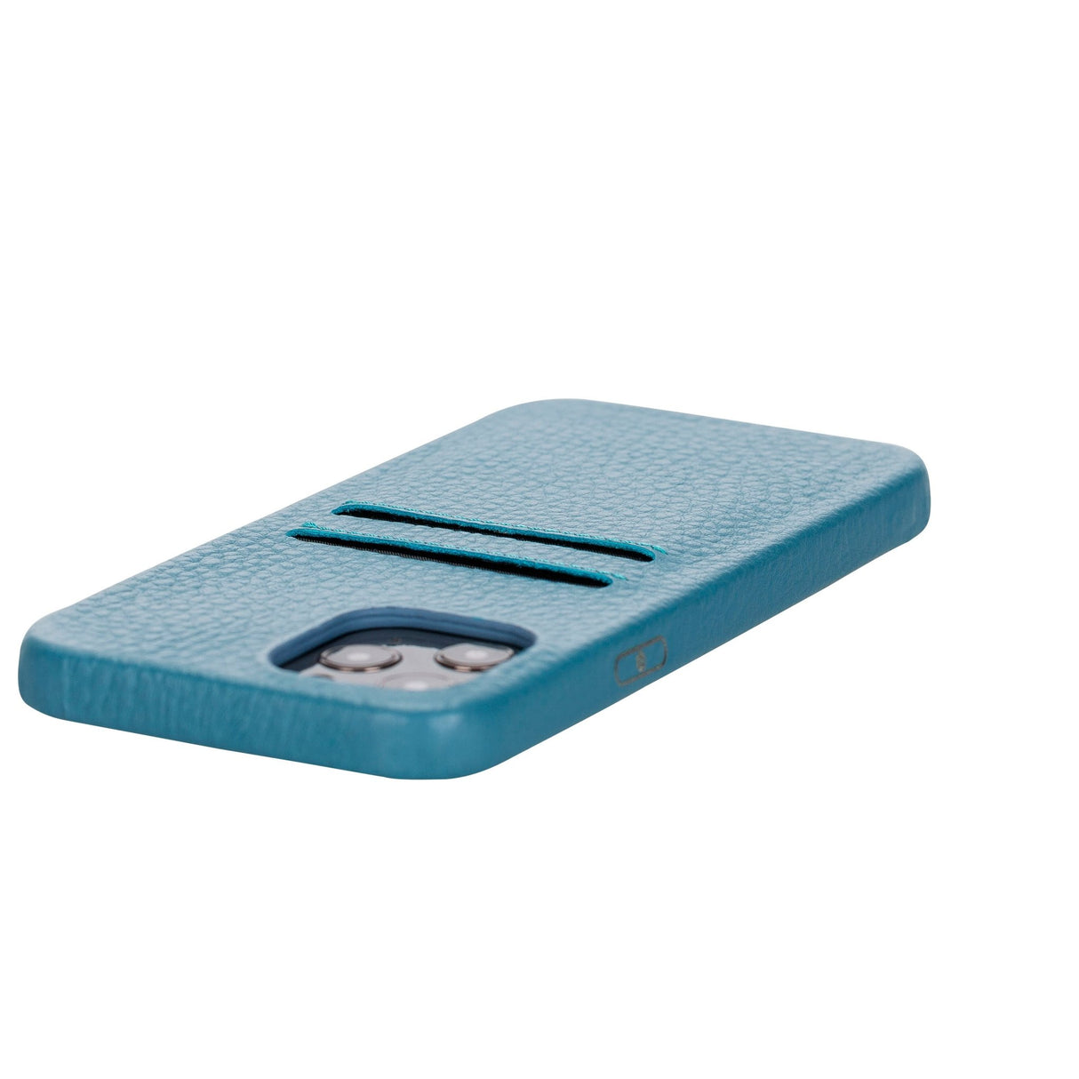 iPhone 12 Pro Max Snap - on Full Cover Leather Case with Credit Card Slots by Hardiston - premium iPhone 12 Cases