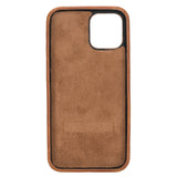 iPhone 12 Pro Max Snap - on Full Cover Leather Case with Credit Card Slots by Hardiston - premium iPhone 12 Cases