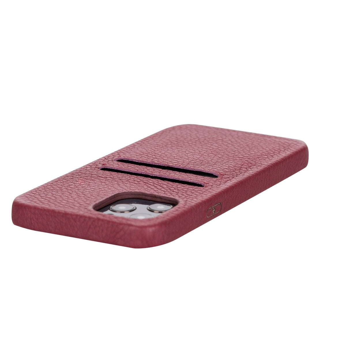 iPhone 12 Pro Max Snap - on Full Cover Leather Case with Credit Card Slots by Hardiston - premium iPhone 12 Cases