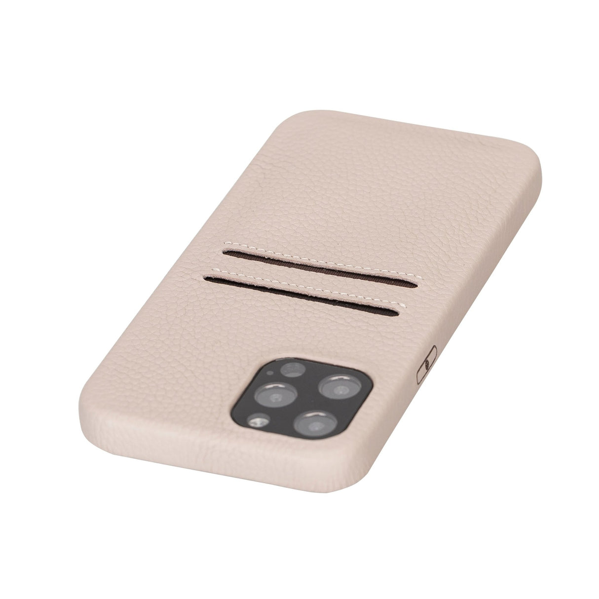 iPhone 12 Pro Snap - on Full Cover Leather Case with Credit Card Slots by Hardiston - premium iPhone 12 Cases