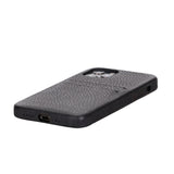 iPhone 12 Pro Snap - on Full Cover Leather Case with Credit Card Slots by Hardiston - premium iPhone 12 Cases