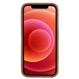 iPhone 12 Pro Snap - on Full Cover Leather Case with Credit Card Slots by Hardiston - premium iPhone 12 Cases