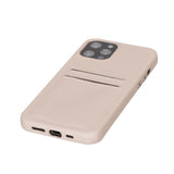 iPhone 12 Pro Snap - on Full Cover Leather Case with Credit Card Slots by Hardiston - premium iPhone 12 Cases