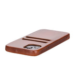 iPhone 12 Snap - on Full Cover Leather Case with Credit Card Slots by Hardiston - premium iPhone 12 Cases
