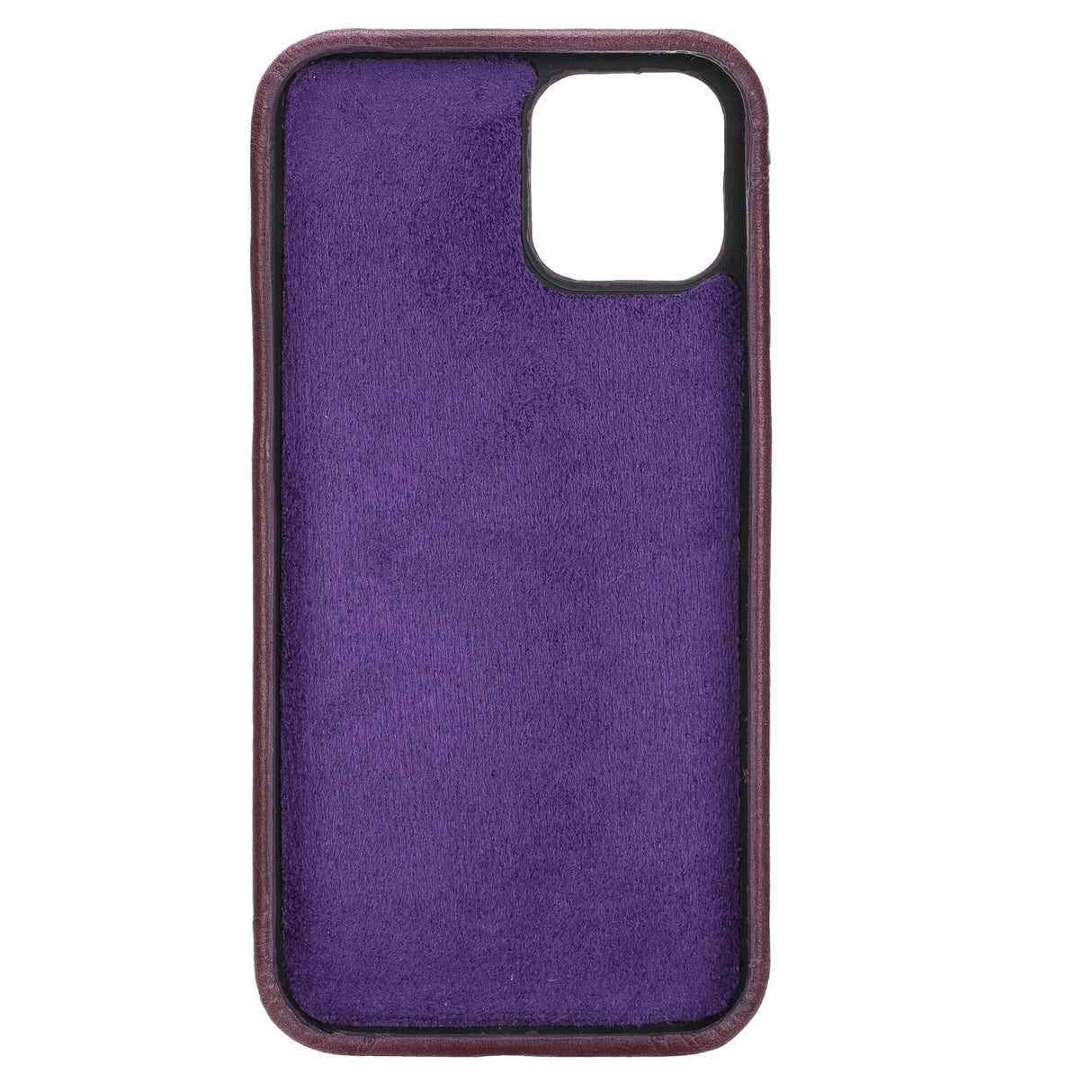 iPhone 12 Snap - on Full Cover Leather Case with Credit Card Slots by Hardiston - premium iPhone 12 Cases