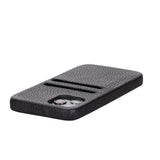 iPhone 12 Snap - on Full Cover Leather Case with Credit Card Slots by Hardiston - premium iPhone 12 Cases