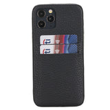 iPhone 12 Snap - on Full Cover Leather Case with Credit Card Slots by Hardiston - premium iPhone 12 Cases