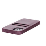 iPhone 12 Snap - on Full Cover Leather Case with Credit Card Slots by Hardiston - premium iPhone 12 Cases