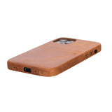iPhone 12 Snap - on Full Cover Leather Case with Credit Card Slots by Hardiston - premium iPhone 12 Cases