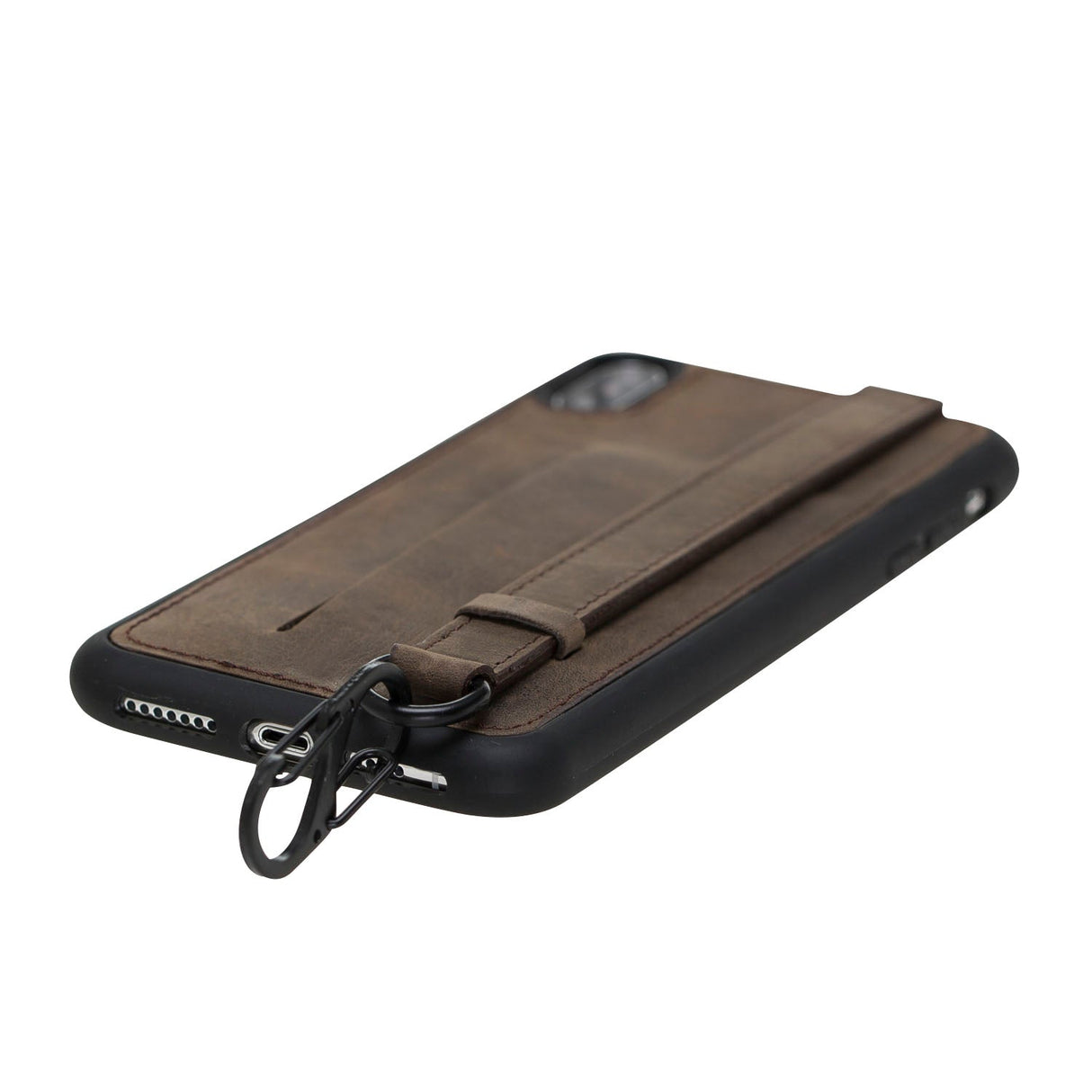 iPhone 12 Snap - on Leather Grip Case by Hardiston - premium iPhone 12 Cases
