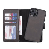 iPhone 13 Leather Dual Wallet Case by Hardiston - premium iPhone 13 Cases