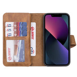 iPhone 13 Mini Leather Dual Wallet Case by Hardiston - premium iPhone 13 Cases