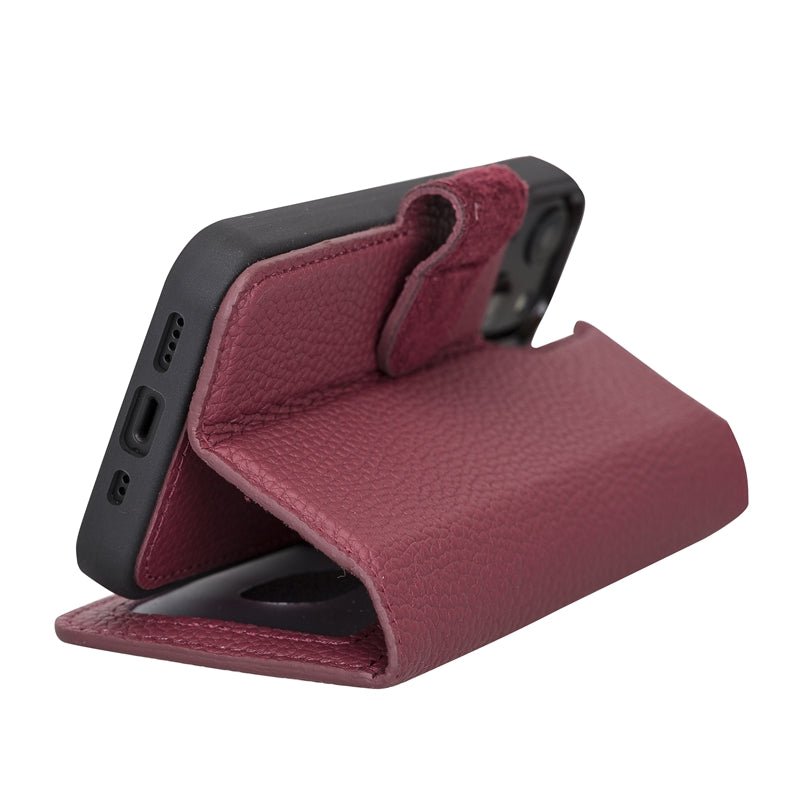 iPhone 13 Mini Leather Wallet Case by Hardiston - premium iPhone 13 Cases