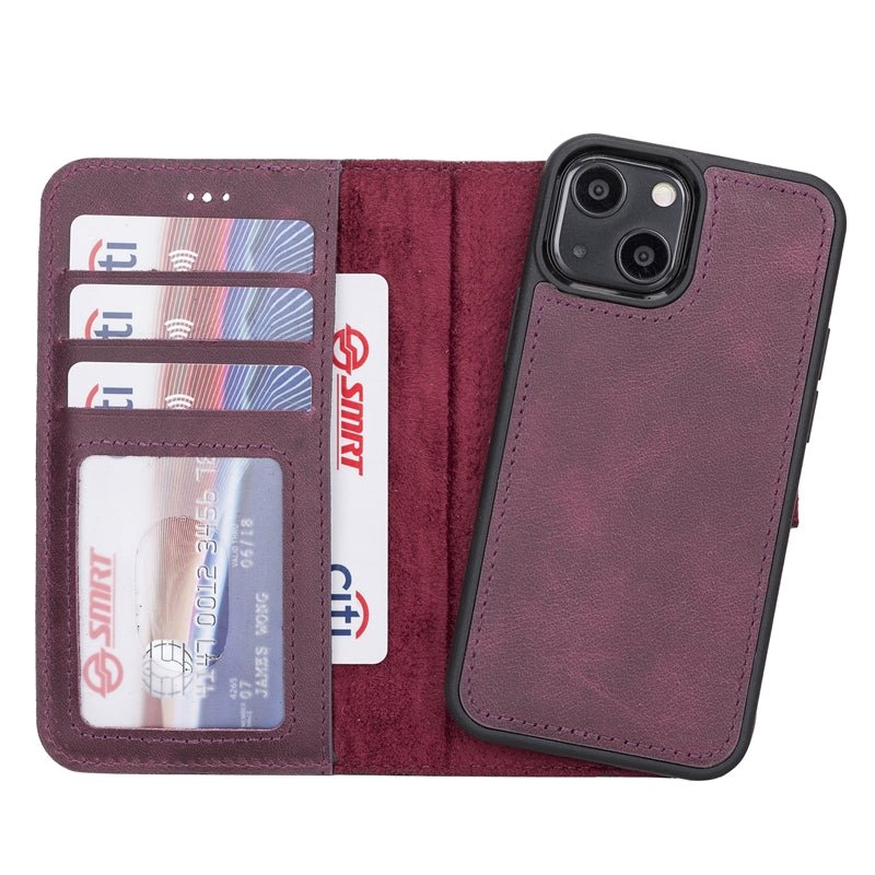 iPhone 13 Mini Leather Wallet Case by Hardiston - premium mws_apo_generated