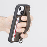 iPhone 13 Mini Snap - on Leather Grip Case by Hardiston - premium iPhone 13 Cases