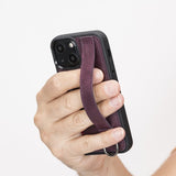 iPhone 13 Mini Snap - on Leather Grip Case by Hardiston - premium iPhone 13 Cases