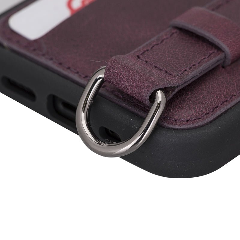 iPhone 13 Mini Snap - on Leather Grip Case by Hardiston - premium iPhone 13 Cases